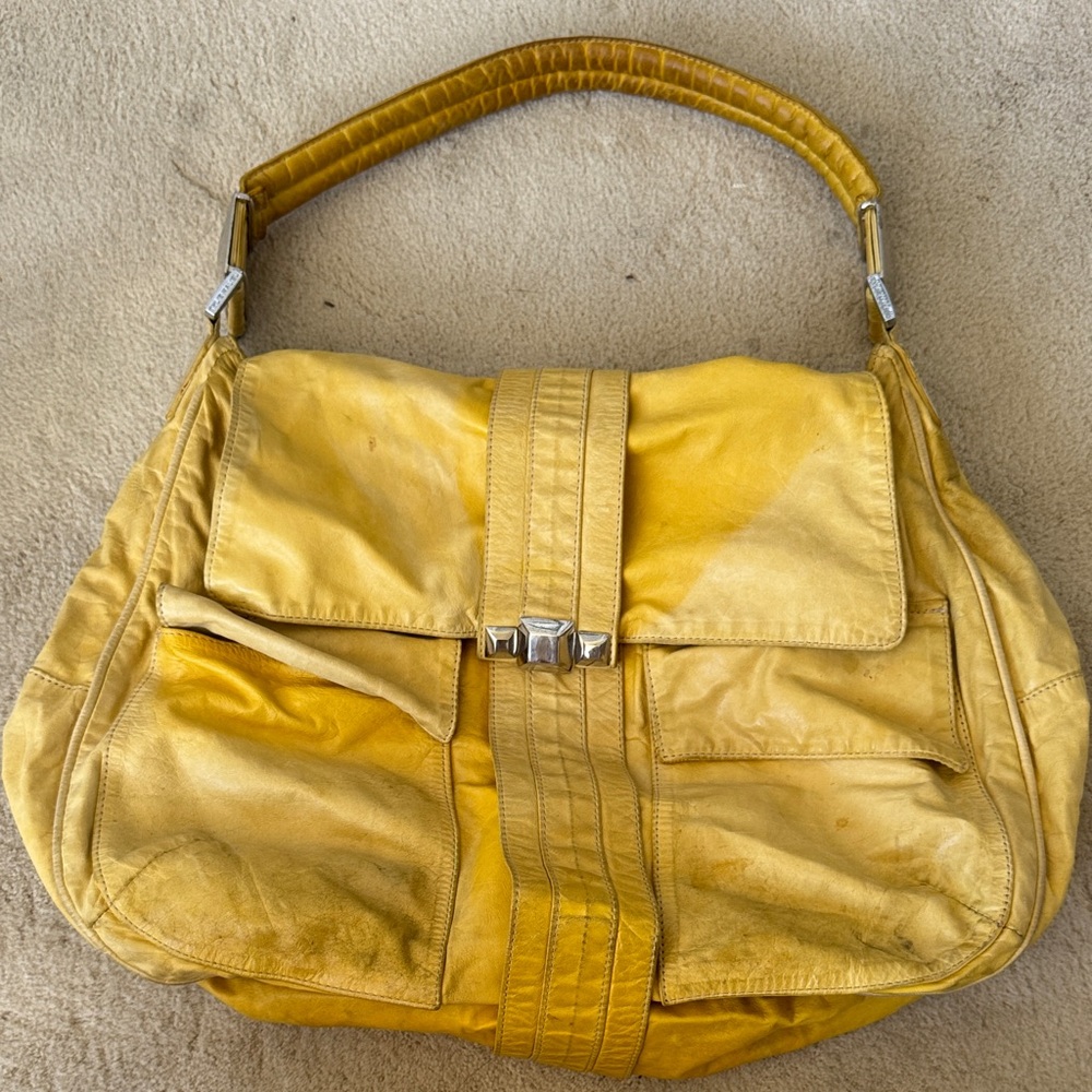 Vintage Tylie Malibu Yellow Shoulder Bag